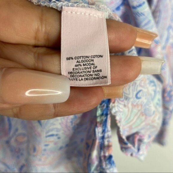 Victoria Secret Pajama Button Down Top Size M - Picture 5 of 5